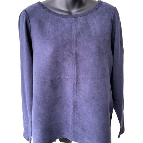 🌸4/$50🌸 Faux Suede Scoopneck Sweater - Picture 5 of 9